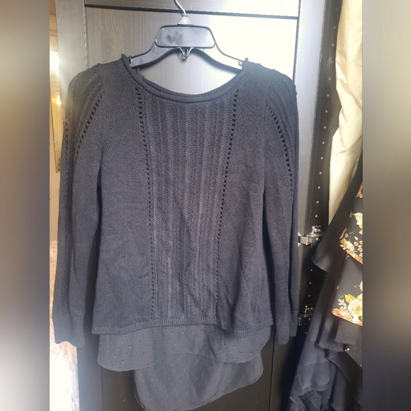 Lucky Brand Two-fer Sweater - Picture 1 of 6